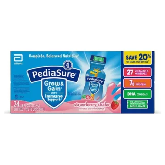 PEDIASURE STRAWBERRY 24 PK / 8 OZ