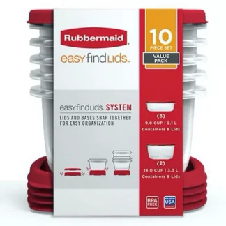 RUBBERMAID EASY FIND LIDS