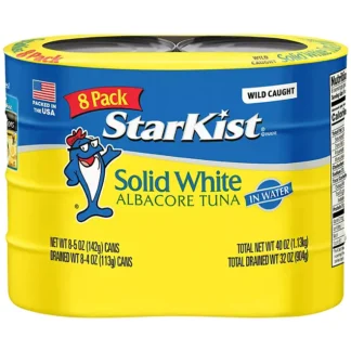 STARKIST SOLID WHITE TUNA IN WATER BY 8