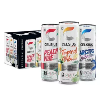 CELSIUS ENERGY DRINK, VARIETY PACK, 12 FL OZ