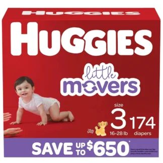 HUGGIES LM SIZE 3 DIAPERS 174CT