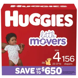 HUGGIES LM SZ4 SIZE 4 156 COUNT