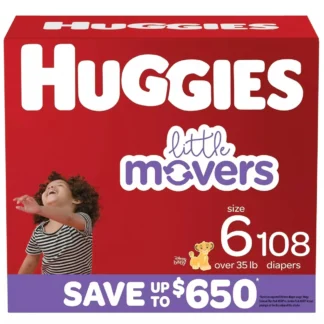 HUGGIES LM SZ6 SIZE 6 108 COUNTS