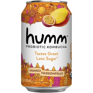 HUMM ORGANIC PROBIOTIC KOMBUCHA, MANGO PASSIONFRUIT, 12 FL OZ