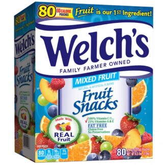 WELCHS SNACKS MIXED FRUITS 80.09 OZ