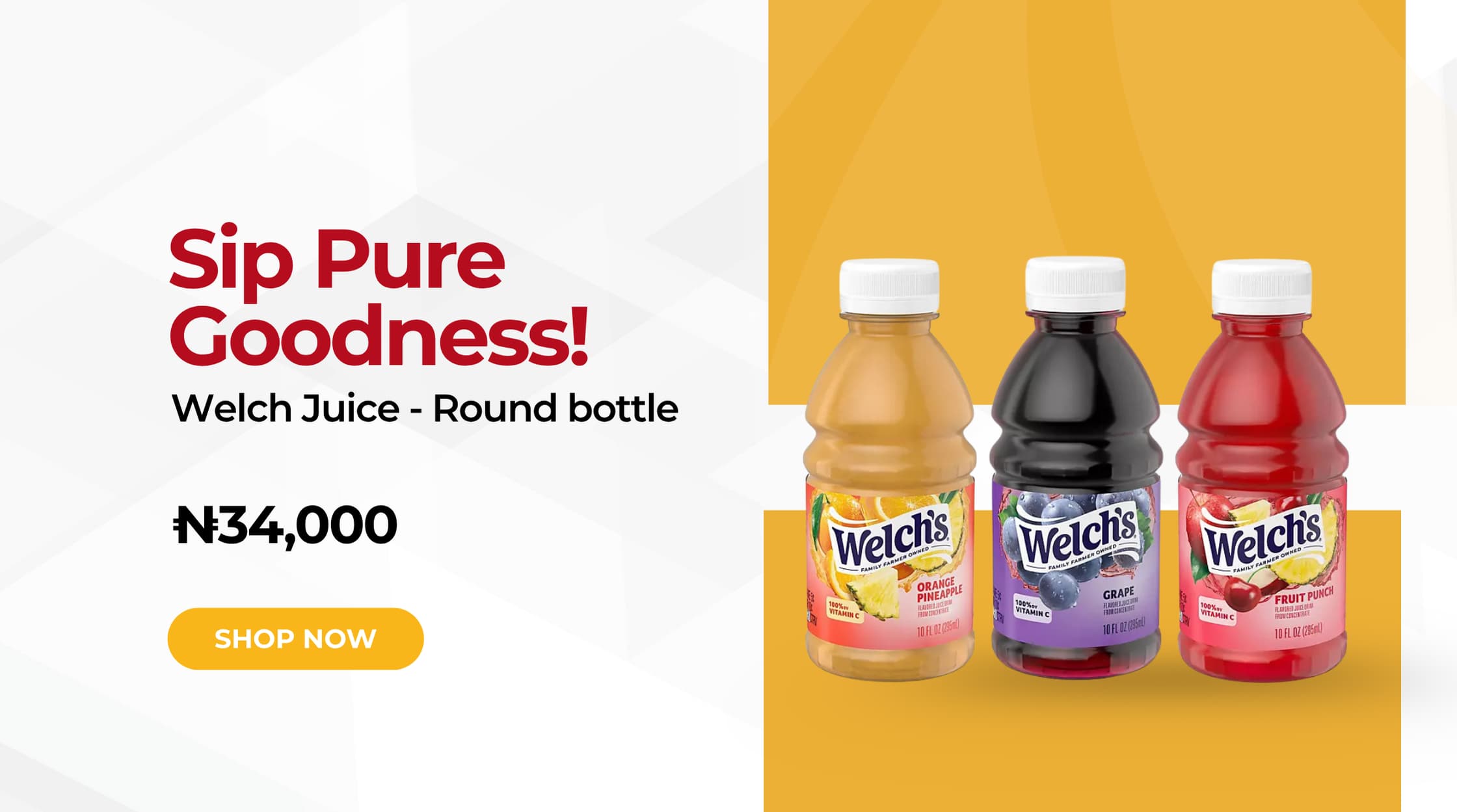 WELCH’S JUICE 100z