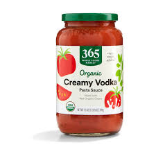 365 by Whole Foods Market, Organic Creamy Vodka Pasta Sauce, 25 Ounce