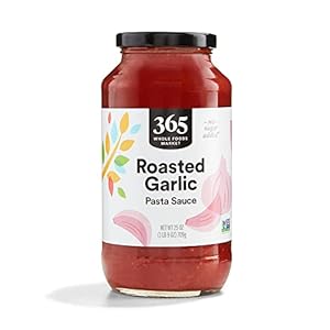 365 by Whole Foods Market, Roasted Garlic Pasta Sauce, 25 Ounce