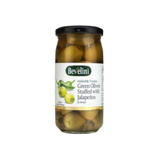 Bevelini Green Olives Stuffed with Jalapeños