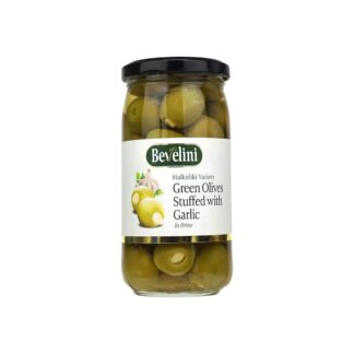 Bevelini Green Olives Stuffed with Garlic