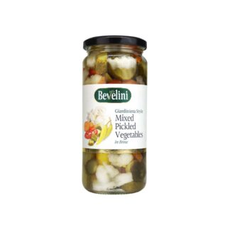 Bevelini Giardiniera Style Mixed Pickled Vegetables