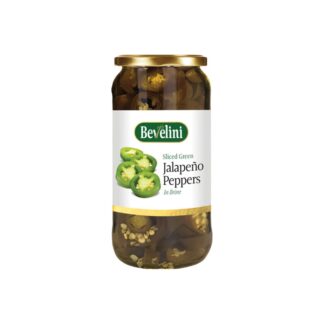 Bevelini Sliced Green Jalapeño Peppers