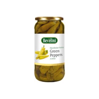 Bevelini Macedonian Pickled Green Peppers